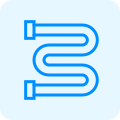 Gas, temperature, and ozone monitoring Icon